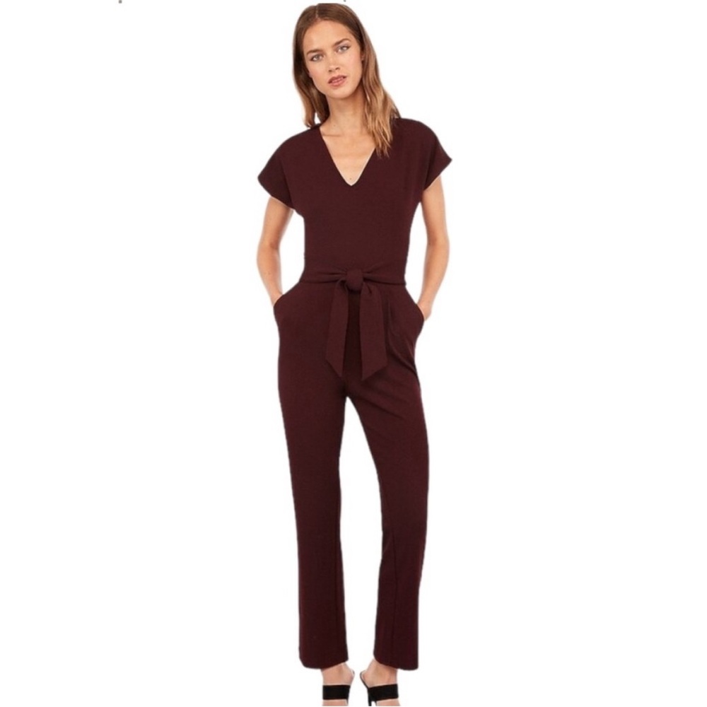 Express Maroon Jumpsuit for Women